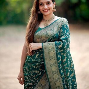 Woven Kanjivaram Pure Silk, Fashion Art Silk Saree