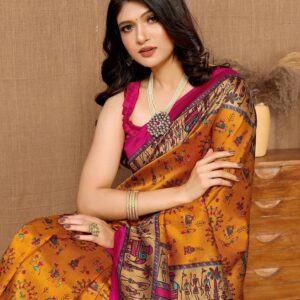 Printed Daily Wear Art Silk Exclusive Saree