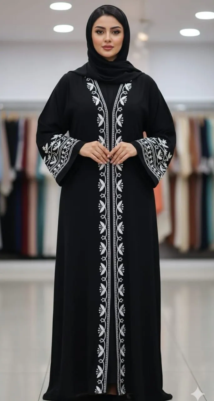 Dubai cherry fabrics embroidery work sinzu borka - Image 4