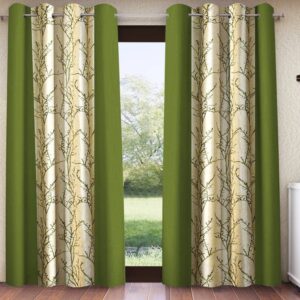 Home Sizzler 213cm (7ft) Door Polyester Semi Transparent Curtain