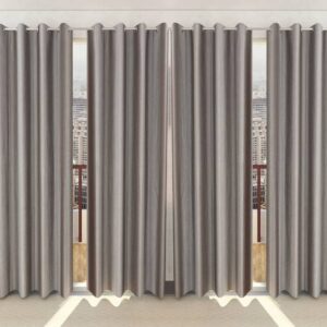 Loof Klapper 214 cm (7 ft) Door Polyester Semi Transparent Curtain