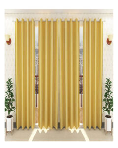 Loof Klapper 214 cm (7 ft) Door Polyester Semi Transparent Curtain
