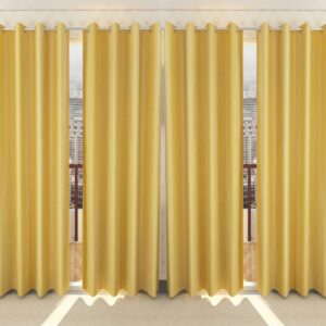 Loof Klapper 214 cm (7 ft) Door Polyester Semi Transparent Curtain